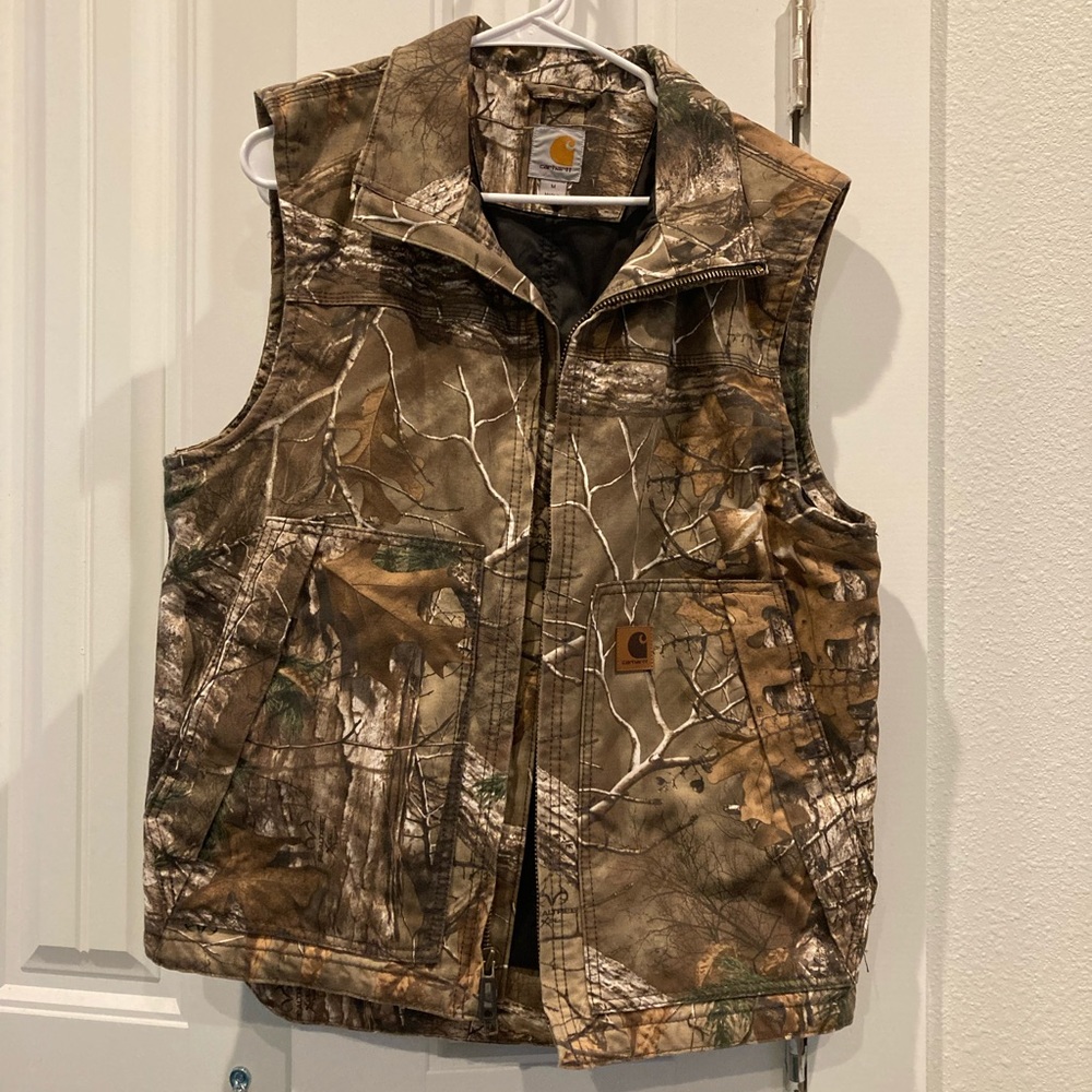 Carhartt zip up vest